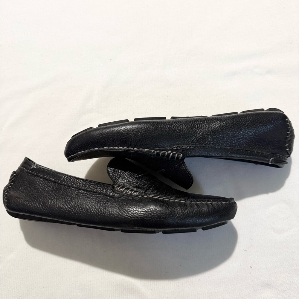 Neiman Marcus Men’s Black Leather Driving Loafer Moccasins Size 13M